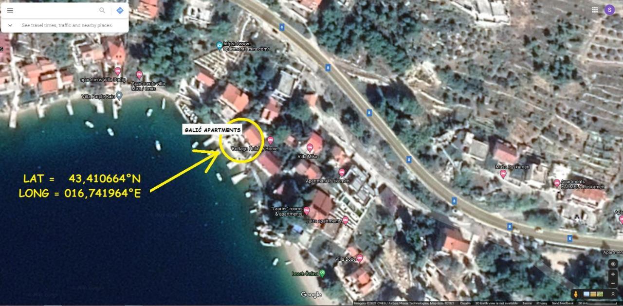 Apartment On The Beach Lokva Rogoznica Exterior photo